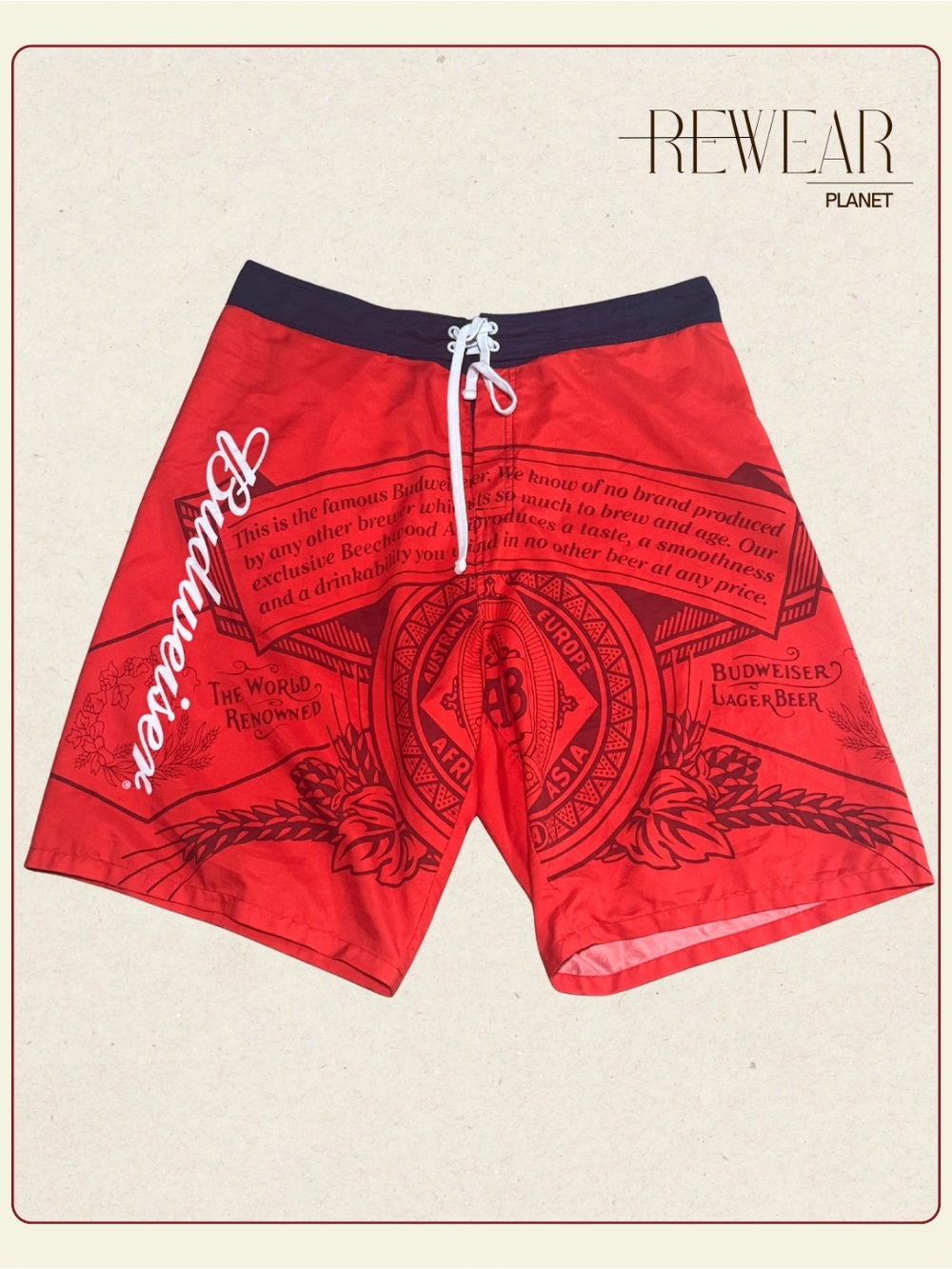 Vintage Budweiser board shorts XXL